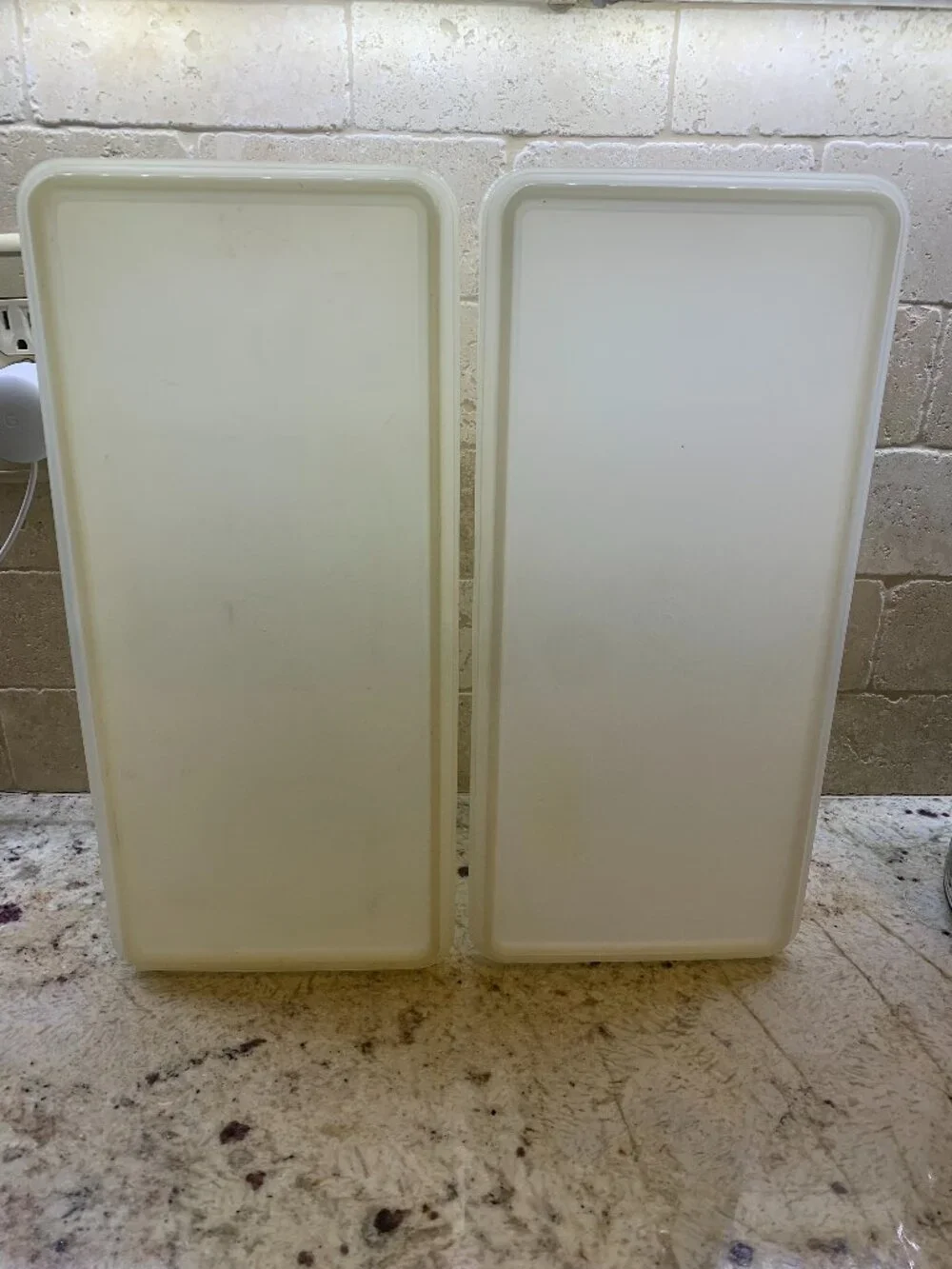 Vintage Tupperware Jumbo Break Keepers - Set of 2
